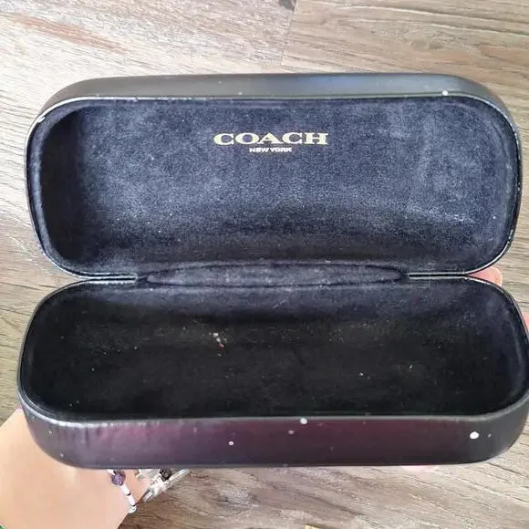 Coach Black Glasses Case - Picture 8 of 8